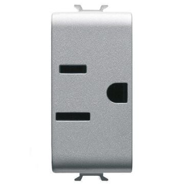 Priza Gewiss Chorus Monochrome Standard USA 1 modul 2P+E 15A Titan GW14286