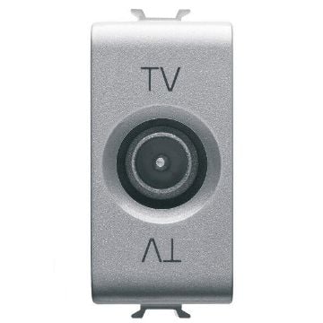 Priza Gewiss Chorus Monochrome TV 1 modul 9mm 10dB Titan GW14363