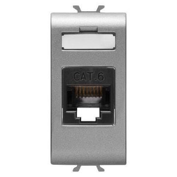 Priza date Gewiss Chorus Monochrome RJ45 6 UTP 1 modul Titan GW14423