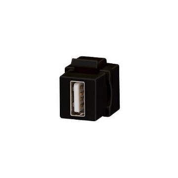 Adaptor Gewiss Keystone USB Negru GW38057