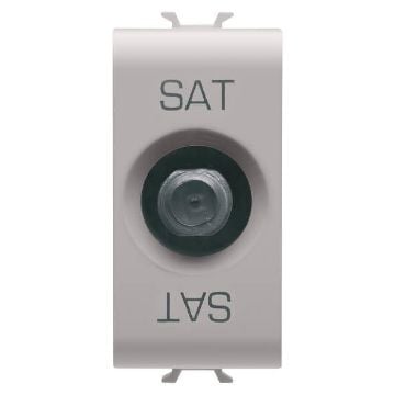 Priza Gewiss Chorus Monochrome TV/SAT 5dB 1 modul Bej GW13372
