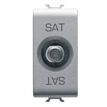 Priza Gewiss Chorus Monochrome TV/SAT 5dB 1 modul Titan GW14372