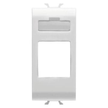 Adaptor priza Gewiss Chorus Monochrome 1 modul Alb Satinat GW15431