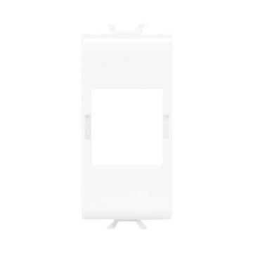 Adaptor Gewiss Chorus Monochrome pentru conectori RJ45 Sistimax 1 modul Alb GW10438