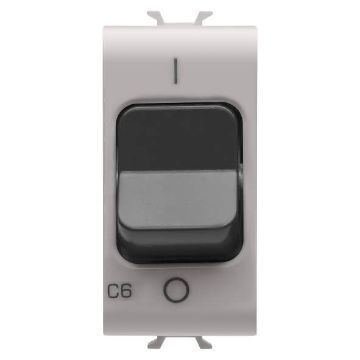 Disjunctor miniatural Gewiss Chorus Monochrome 1P C6 3KA 1 modul Bej GW13461