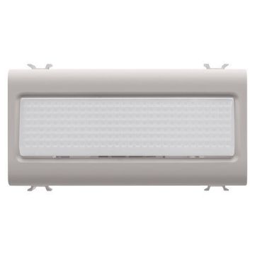 Lampa LED Siguranta Gewiss Chorus Monochrome 4 module 1h Bej GW13666