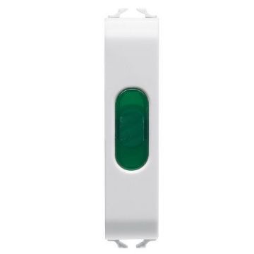 Lampa LED indicare Gewiss Chorus Monochrome 1/2 modul Alb-Verde GW10642