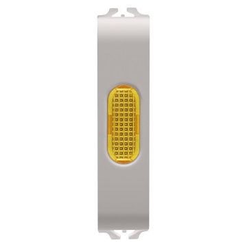Lampa LED indicare Gewiss Chorus Monochrome 1/2 modul Bej-Ambra GW13644