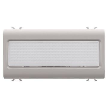Lampa LED de scara Gewiss Chorus Monochrome 4 module Bej GW13656