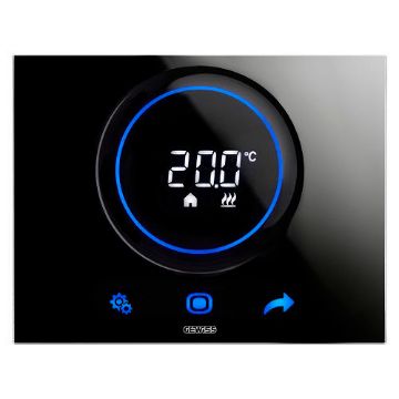 Thermostat LED Ice WI-FI Gewiss Chorus 2ND 6A 230V Negru GW16970CN
