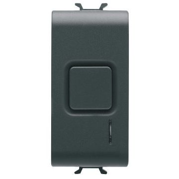 Timer LED Gewiss Chorus Monochrome 1 modul 230V Negru GW12583