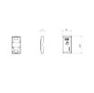 Tasta LED difuzor DND Gewiss Chorus Monochrome 1 modul Negru GW12731