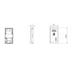 Tasta LED difuzor MUR Gewiss Chorus Monochrome 1 modul Negru GW12732