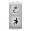 Indicator lampa dublu DND/MUR Gewiss Chorus Monochrome 1 modul Bej GW13736