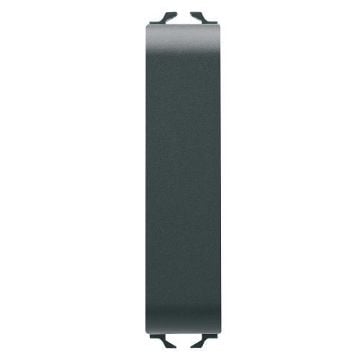 Tasta falsa Gewiss Chorus Monochrome 1/2 modul Negru GW12197