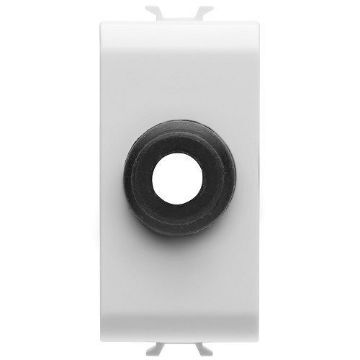 Tasta falsa iesire cablu Gewiss Chorus Monochrome 1 modul Alb GW10196