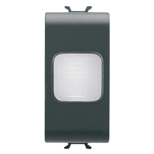 Lampa LED indicare Gewiss Chorus Monochrome 1 modul Negru-Opal GW12621