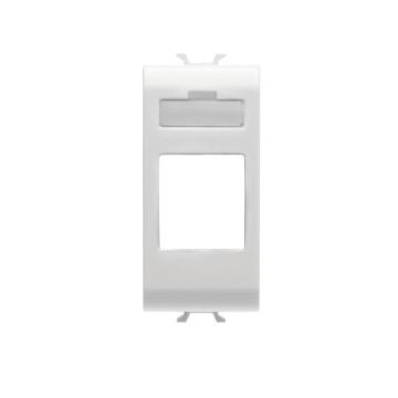 Adaptor priza Gewiss Chorus Monochrome RJ45 1 modul Alb GW10431