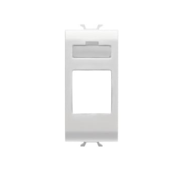 Adaptor priza Gewiss Chorus Monochrome RJ45 1 modul Alb GW10431