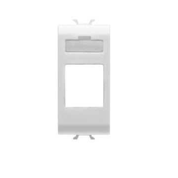 Adaptor priza Gewiss Chorus Antibacterian 1 modul Alb GW10431AB