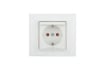 Priza capac Ovivo protectie copii Mina ST Natural alb OV00439