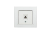 Priza Telefon Ovivo RJ11 623K Mina ST Alb OV00443