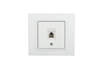 Priza Telefon Ovivo RJ11 623K Mina ST Alb OV00443
