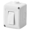 Doza aparataj aparenta Gewiss gri 16AX 2P IP40 GW27802