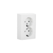 Priza Schuko Ovivo dubla PT Nivo alb OV00672