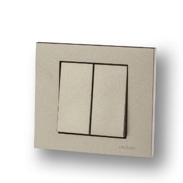 Comutator Ovivo ST Grano Metalic titan OV00202