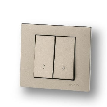 Comutator Cap Scara Ovivo ST Grano Metalic titan OV00207