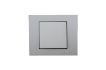 Intrerupator Ovivo Grano ST Metalic argintiu OV00101