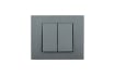 Comutator Ovivo ST Grano Metalic fumuriu OV00152