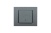 Intrerupator Ovivo cu Revenire ST Grano Metalic fumuriu OV00153