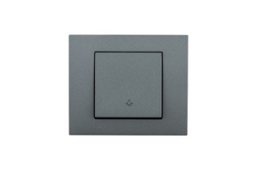 Intrerupator Ovivo cu Revenire ST Grano Metalic fumuriu OV00153