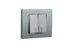 Comutator Ovivo cu Led ST Grano Metalic fumuriu OV00163