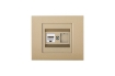 Priza Ovivo de Date CAT6 ST Grano Metalic titan OV00235