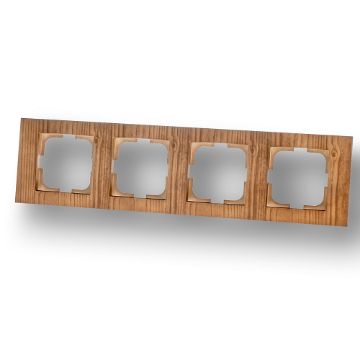 Rama Ovivo 4 module Grano Lemn Masiv OV00379