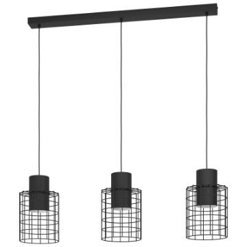 Lustra Eglo Milligan Black-White 43626