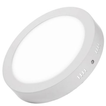 Panou LED Starke aparent 18W 4000k 1440lm rotund 22cm alb ST00561