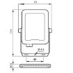 Proiector LED Philips Ledinaire Black 10W 1200lm 4000k lumina neutra PC02450
