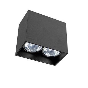 Plafoniera living Nowodvorski Gap Black 9384 aluminiu negru