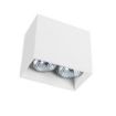 Plafoniera living Nowodvorski Gap White 9385 aluminiu alb