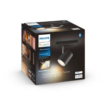 Picture of Spot Philips Hue Runner Black BT 5W White Ambiance