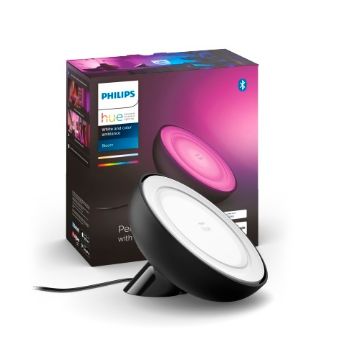 Imagine Veioza Philips Hue Bloom Black BT White and Color Ambiance