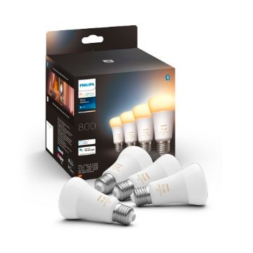 Picture of Set becuri LED Philips Hue BT 6W E27 White Ambiance