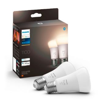 Picture of Set 2 Becuri LED Philips Hue 9.5W E27 White