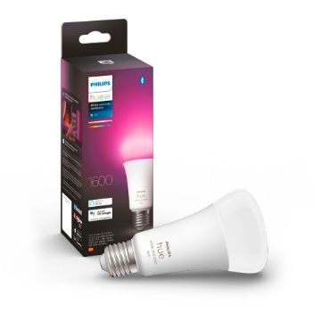 Poza cu Bec LED Philips Hue 13.5W E27 White and Color Ambiance PS04275