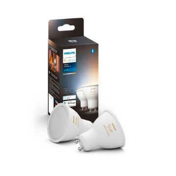 Picture of Set 2 becuri LED Philips Hue 4.3W GU10 White Ambiance