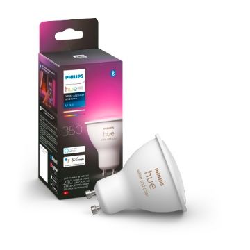 Picture of Bec LED Philips Hue BT 4.3W GU10 White and Color Ambiance